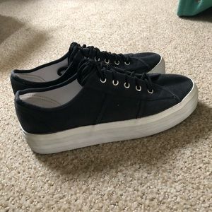 5 FOR $25 DEAL //  Black Platform Sneakers